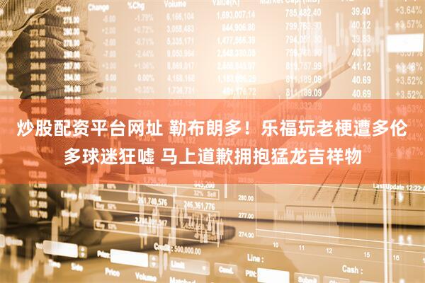 炒股配资平台网址 勒布朗多！乐福玩老梗遭多伦多球迷狂嘘 马上道歉拥抱猛龙吉祥物
